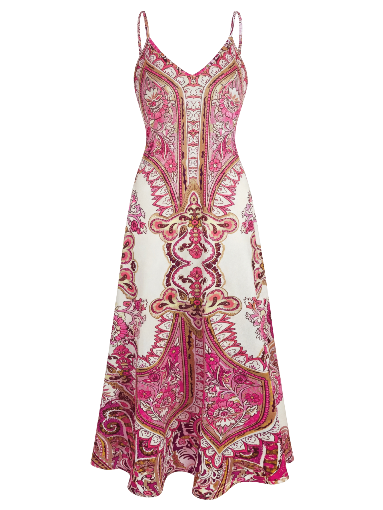 Ottilie | Abito senza maniche con stampa floreale boho