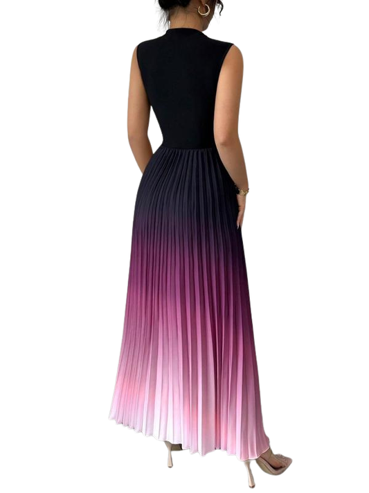 Yza | Elegant Ombre Sleeveless Evening Dress