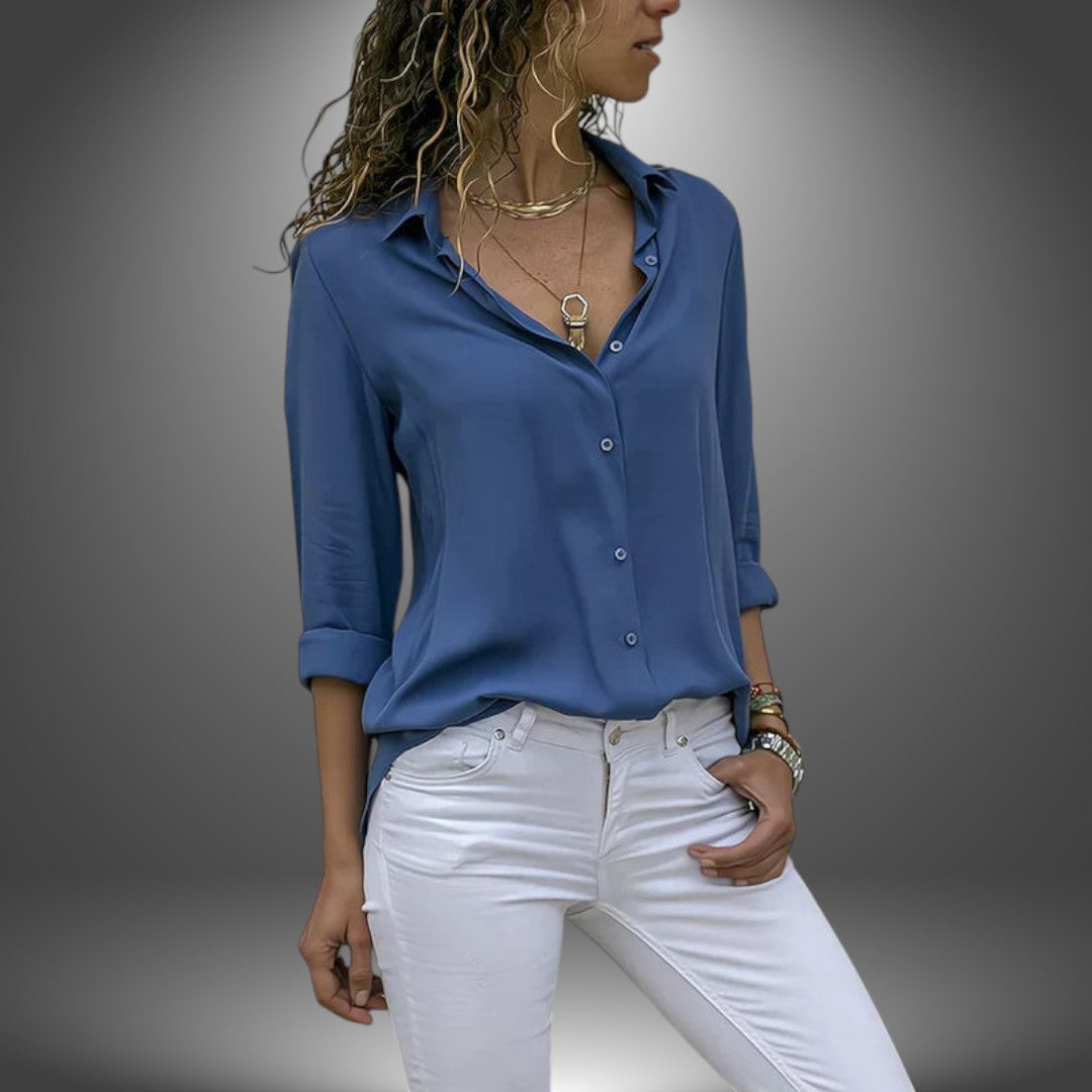Carla | Blusa clásica con botones