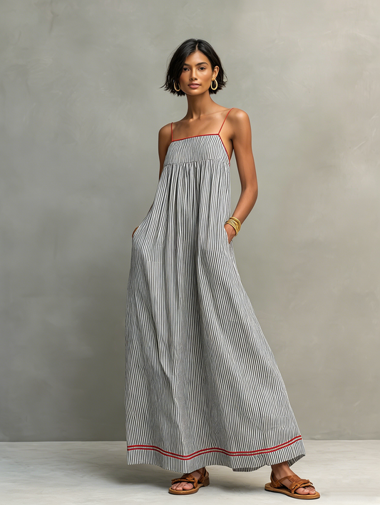 Azura™ | Abito Maxi a Righe
