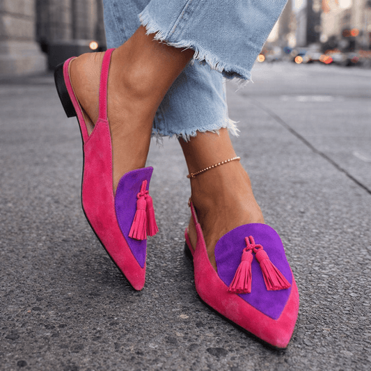 Lorena | Sandali con Laccetti con Nappe Chic