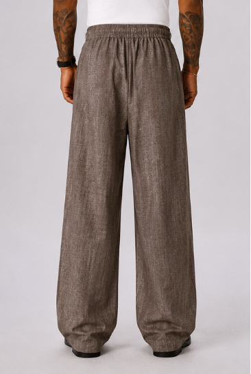 Pantalón Jogger Tulum – Corte Holgado Marrón