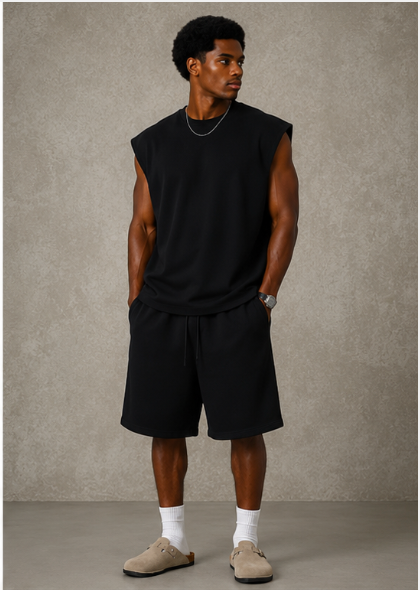 Kai – Conjunto Sin Mangas Guardian Negro