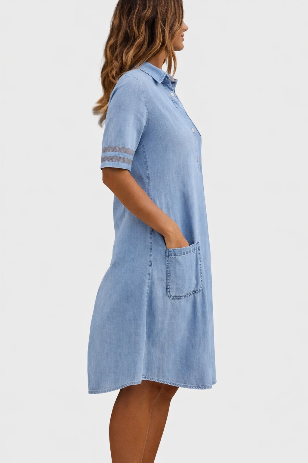 Gemma | Abito in denim che valorizza la figura