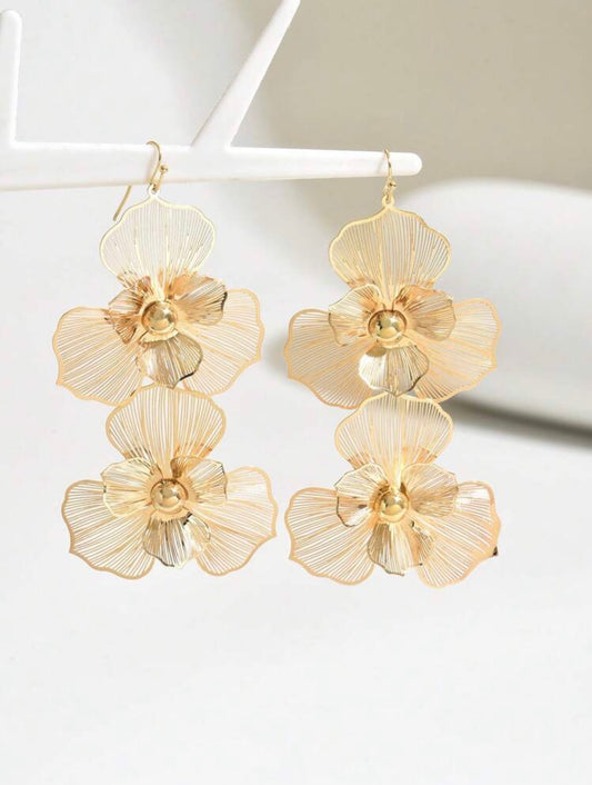 Mila – Pendientes Flor XL