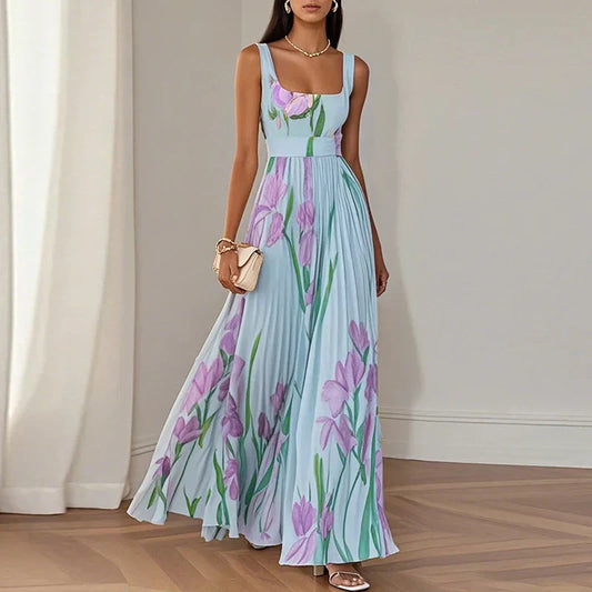 Danila | Abito Maxi A-Line Floreale