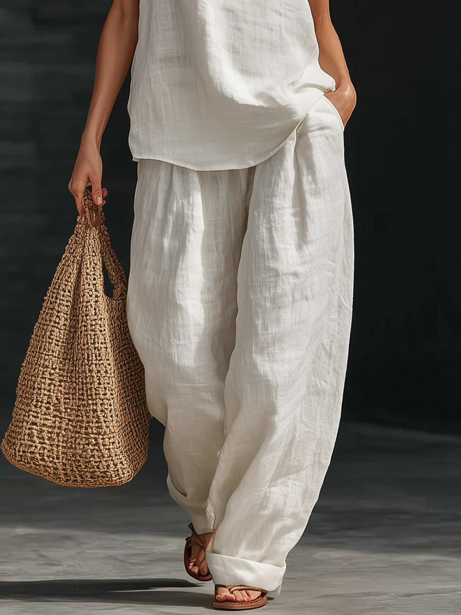 Zoë™ | Set senza maniche con pantaloni larghi