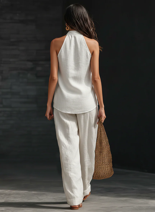 Zoë™ | Set senza maniche con pantaloni larghi