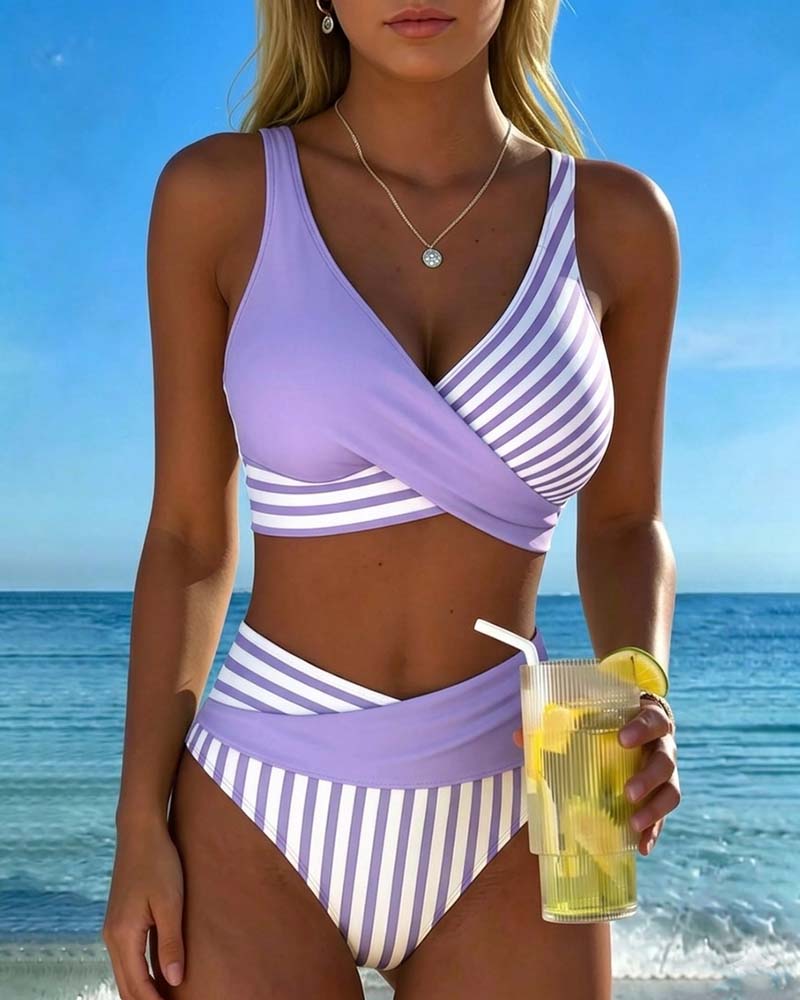 Chiara | Bikini Incrociato Stampato