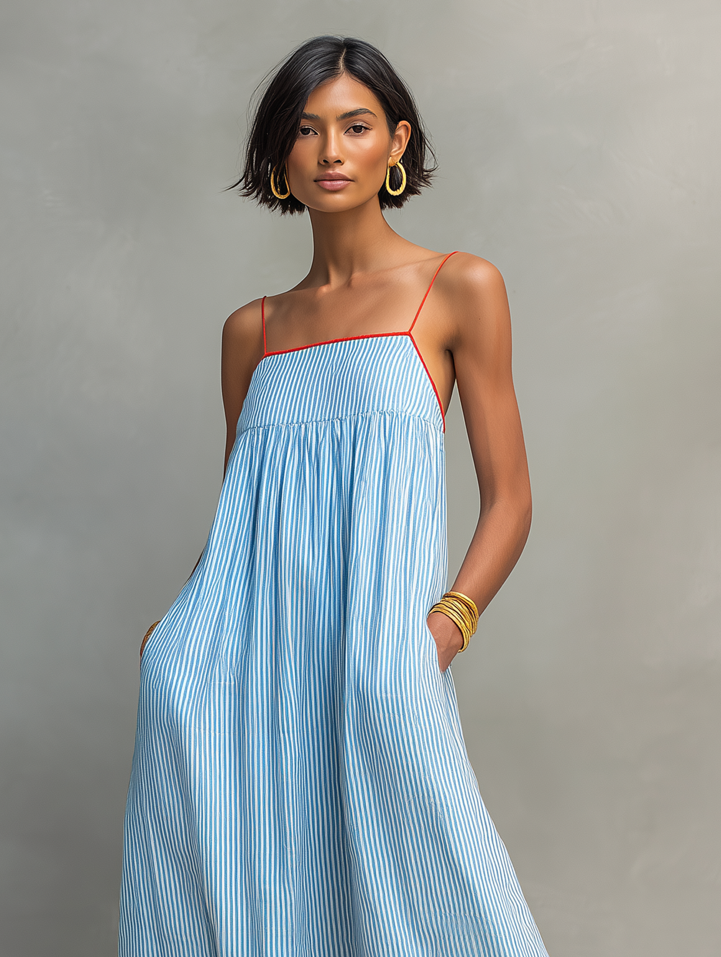 Azura™ | Abito Maxi a Righe