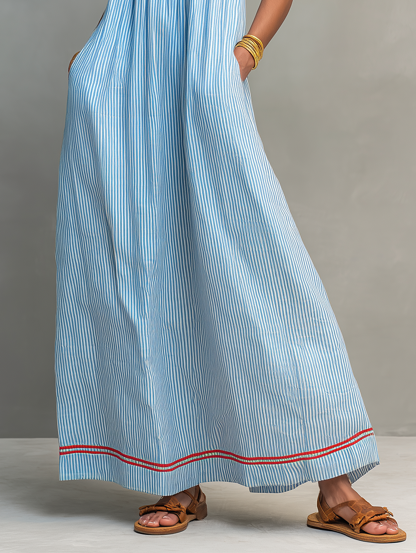 Azura™ | Abito Maxi a Righe