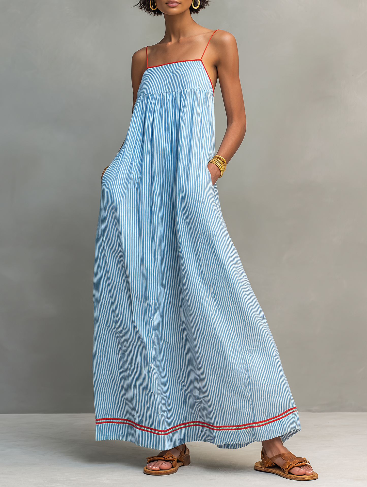 Azura™ | Abito Maxi a Righe