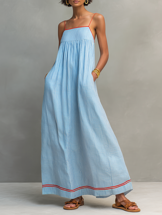 Azura™ | Abito Maxi a Righe