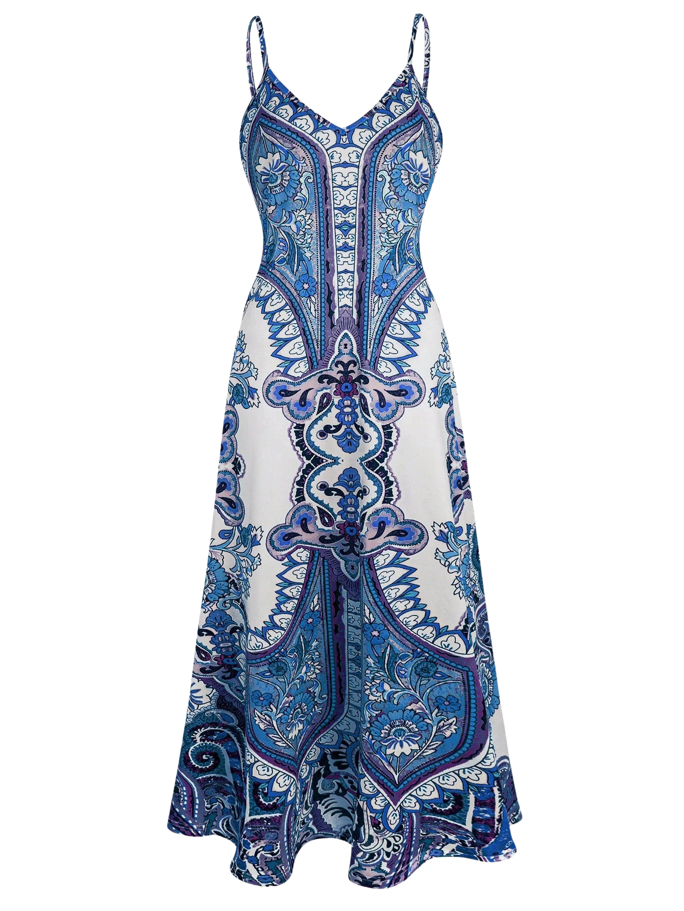 Ottilie | Abito senza maniche con stampa floreale boho