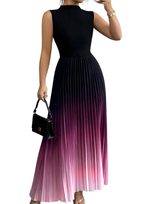 Yza | Elegant Ombre Sleeveless Evening Dress