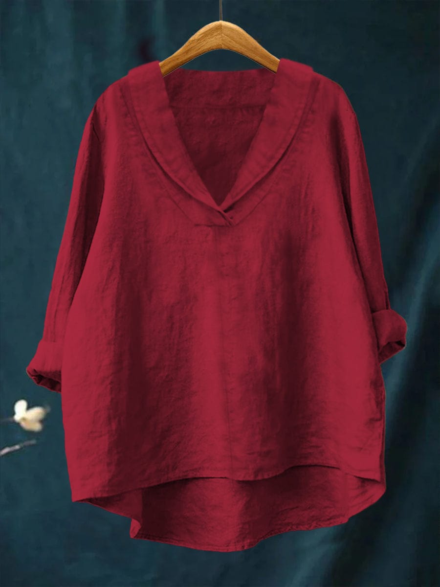 Samantha | Elegante Blusa de Verano de Lino