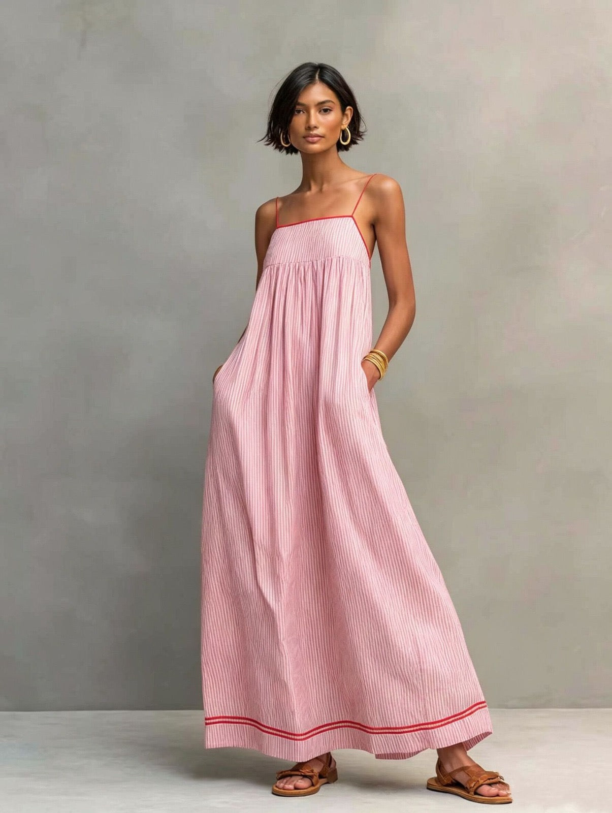 Azura™ | Abito Maxi a Righe