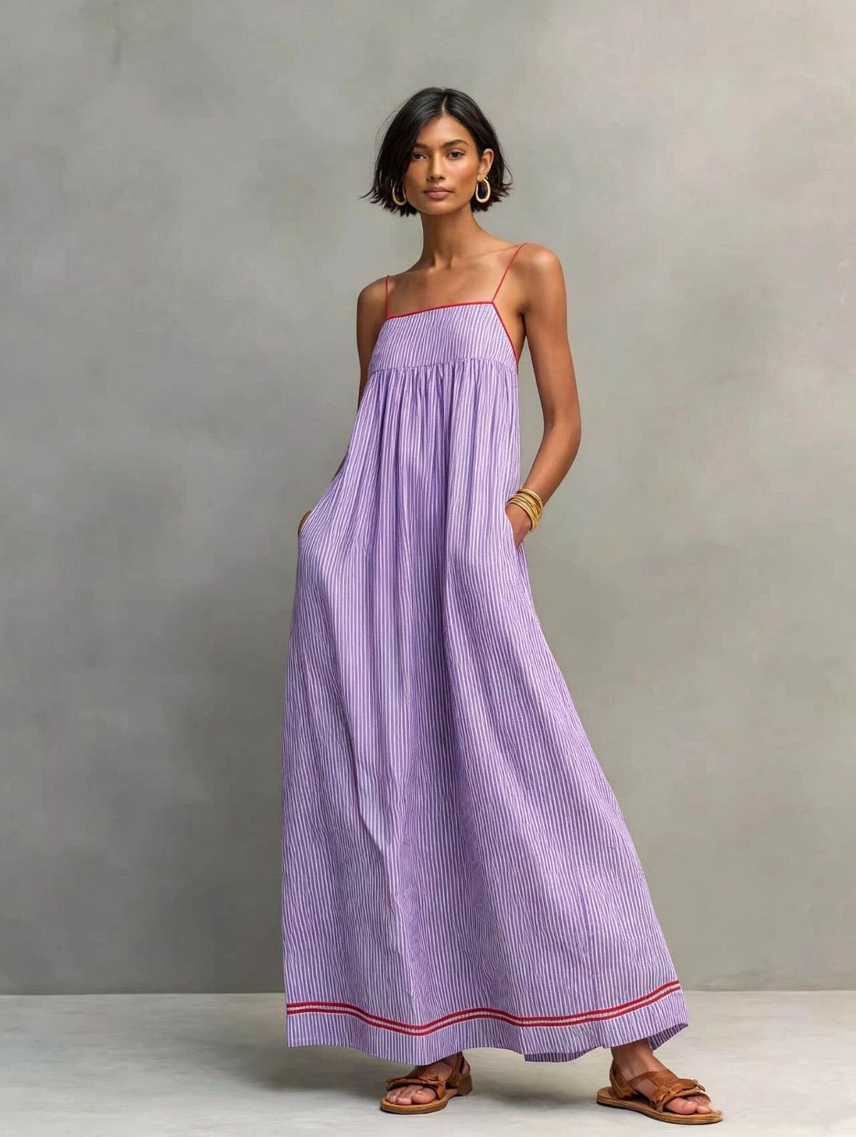 Azura™ | Abito Maxi a Righe