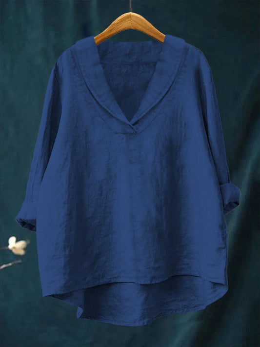 Samantha | Elegante Blusa de Verano de Lino