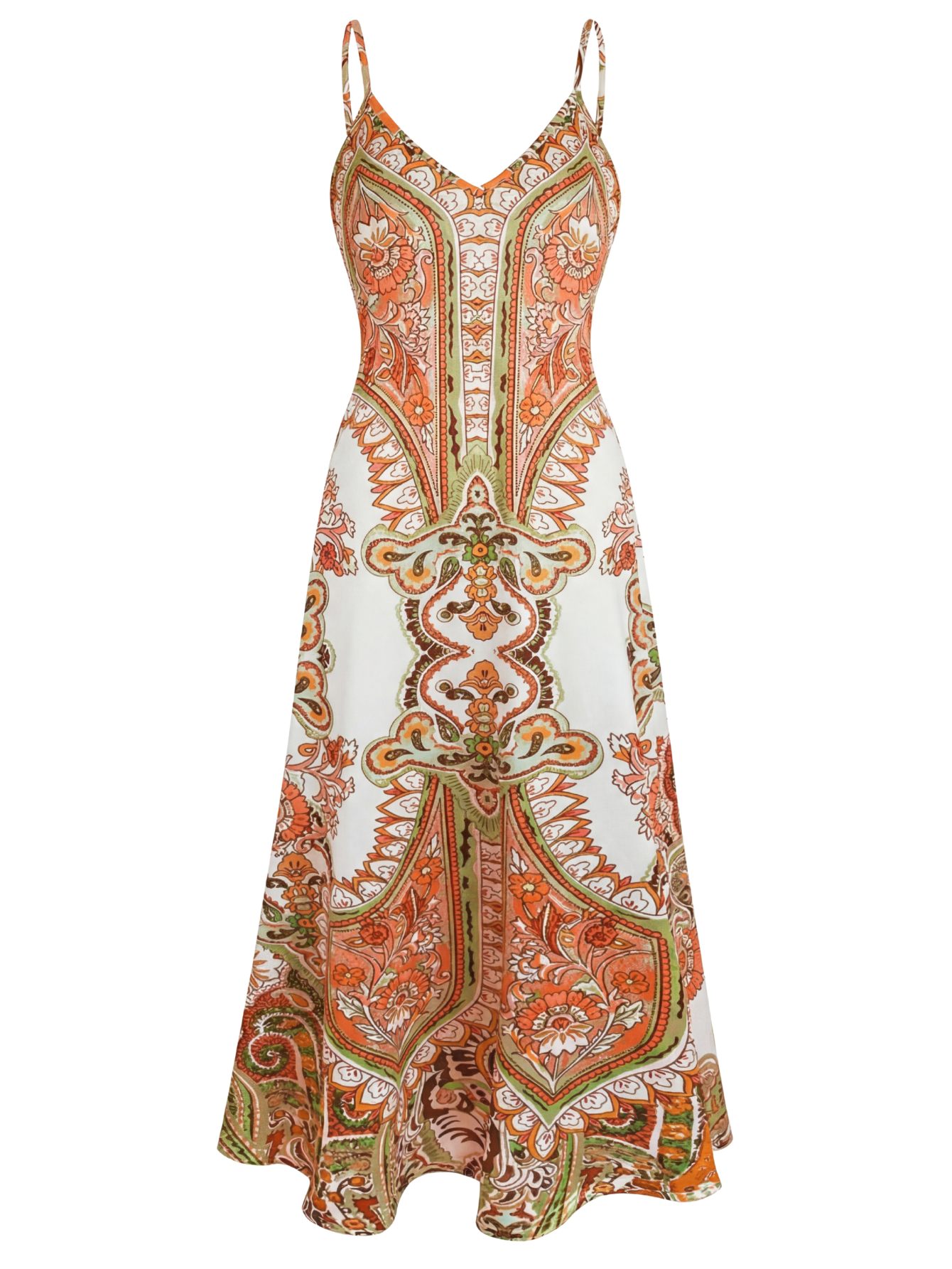 Ottilie | Abito senza maniche con stampa floreale boho