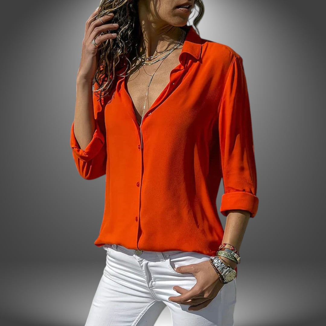 Carla | Blusa clásica con botones