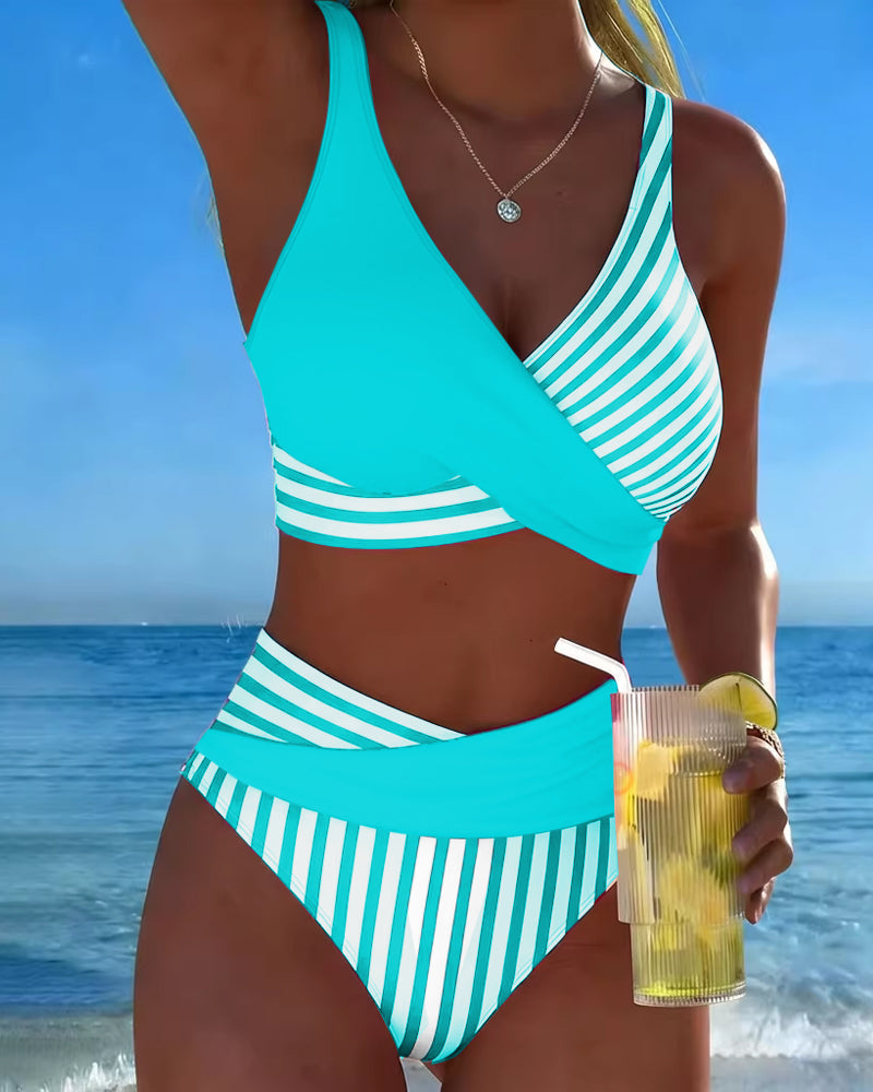 Chiara | Bikini Incrociato Stampato