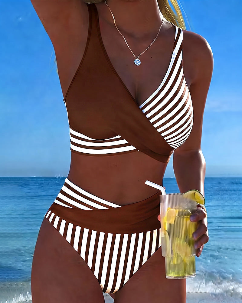 Chiara | Bikini Incrociato Stampato