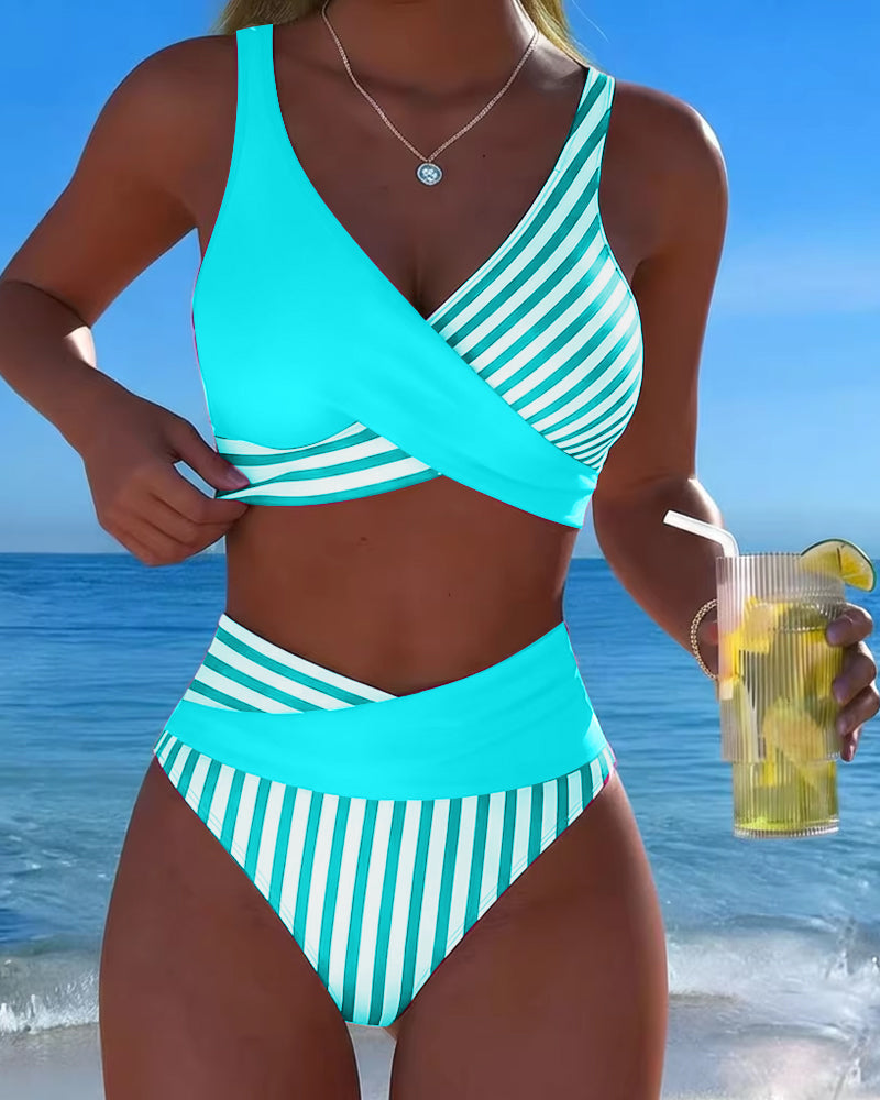 Chiara | Bikini Incrociato Stampato