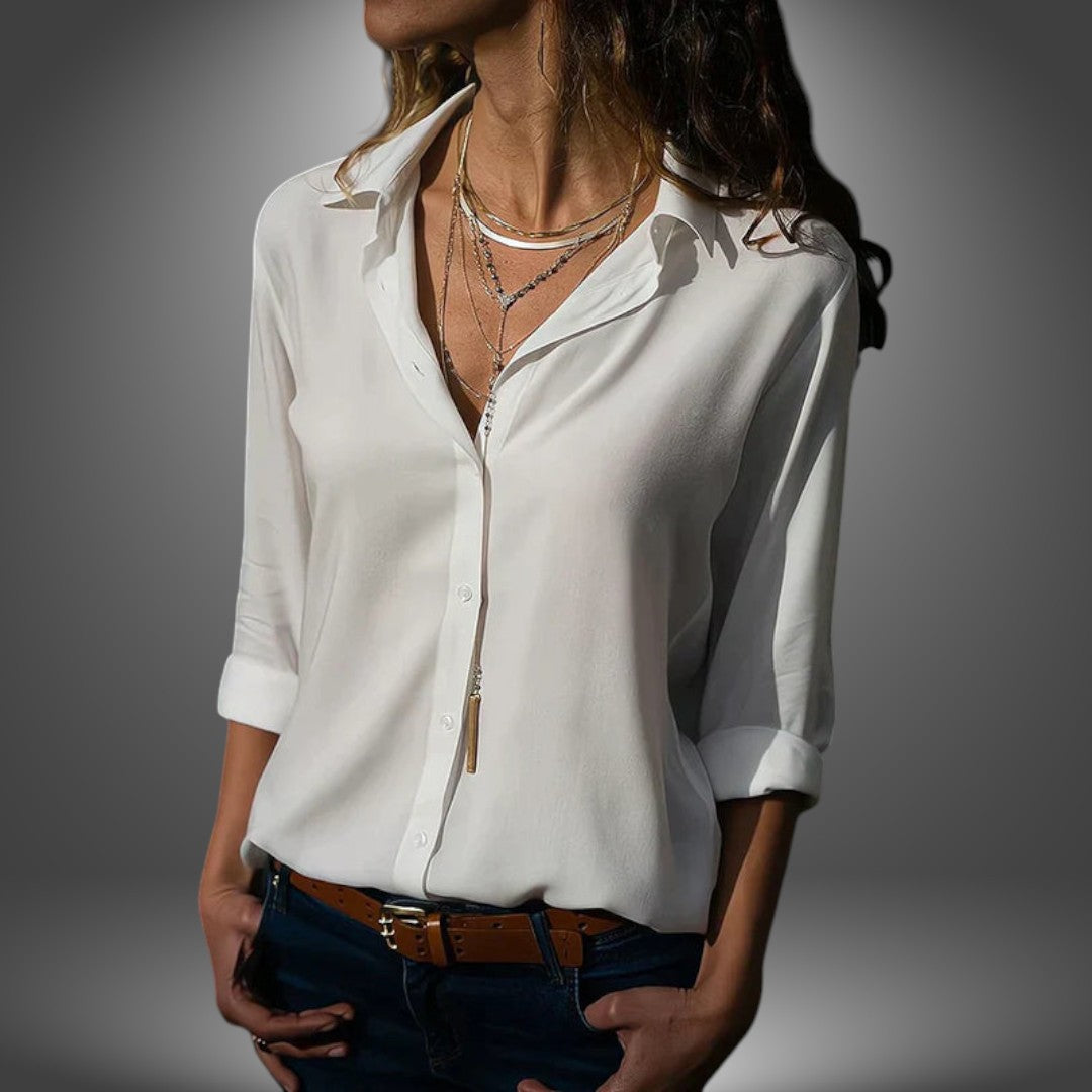 Carla | Blusa clásica con botones