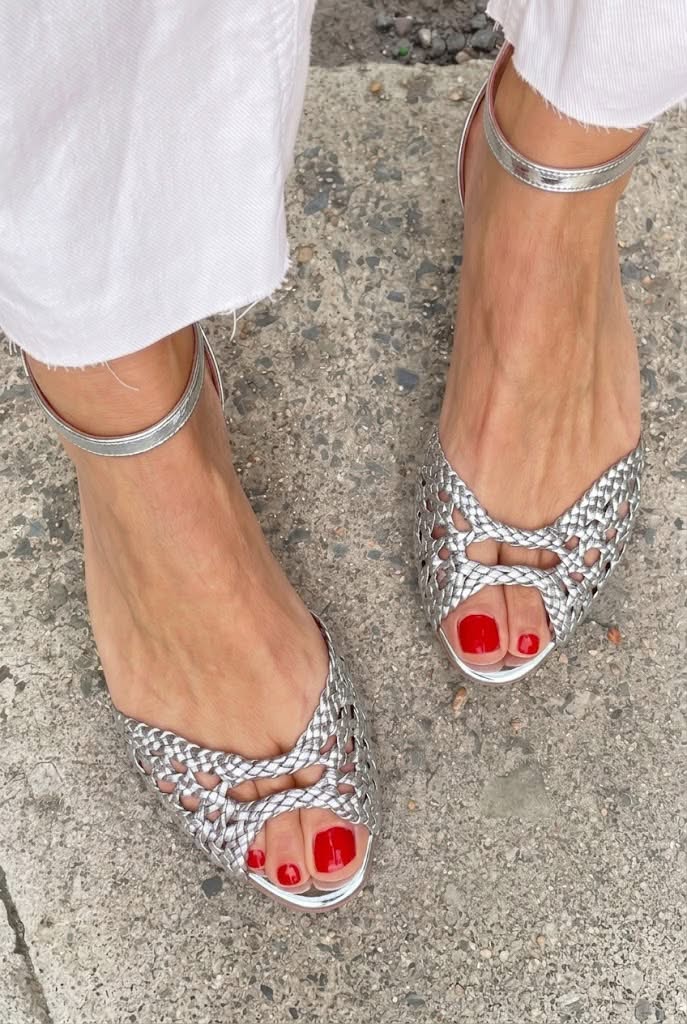 Isadora™ | Sandali Intrecciati Dorati