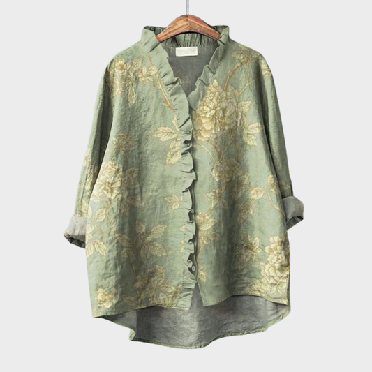 Rosalinde | Elegante Blusa de Verano de Lino