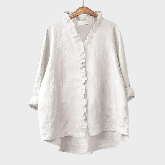 Eline | Elegante Blusa de Verano de Lino