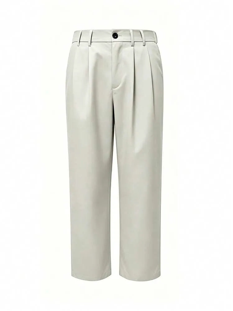 Pantalón de Vestir Holgado Pierna Recta – Corte Business Casual