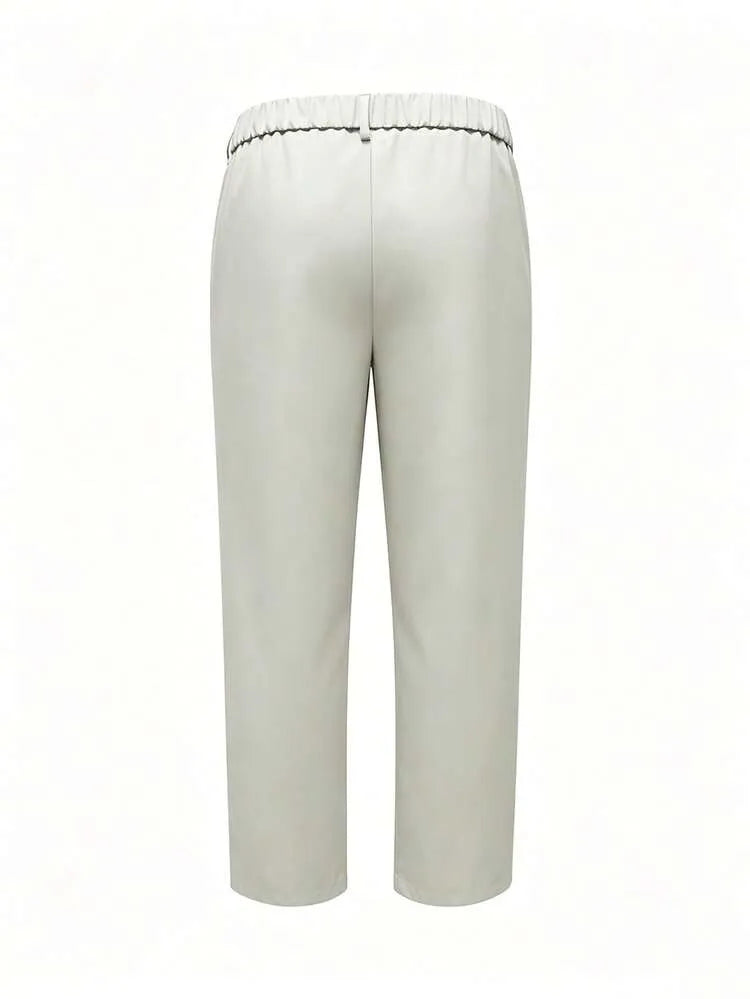 Pantalón de Vestir Holgado Pierna Recta – Corte Business Casual