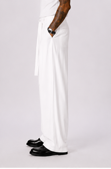 Pantalón Capri Lino – Corte Holgado Pierna de Barril