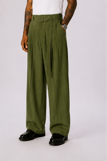 Pantalón Capri Lino – Corte Holgado Pierna de Barril
