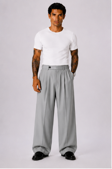 Pantalón Jogger Marrakech – Pierna Ancha Gris