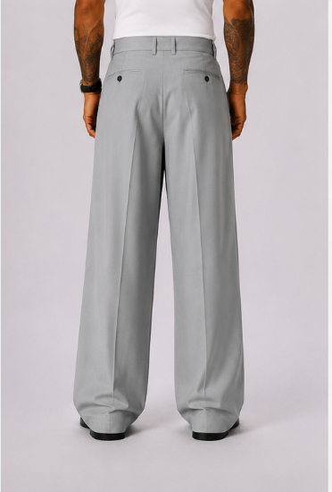 Pantalón Jogger Marrakech – Pierna Ancha Gris