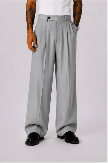 Pantalón Jogger Marrakech – Pierna Ancha Gris