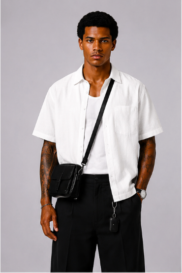 Milán – Camisa Bicolor Algodón