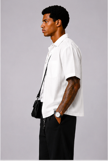 Milán – Camisa Bicolor Algodón