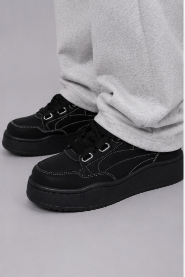 Estocolmo – Zapatilla Plataforma con Cordones