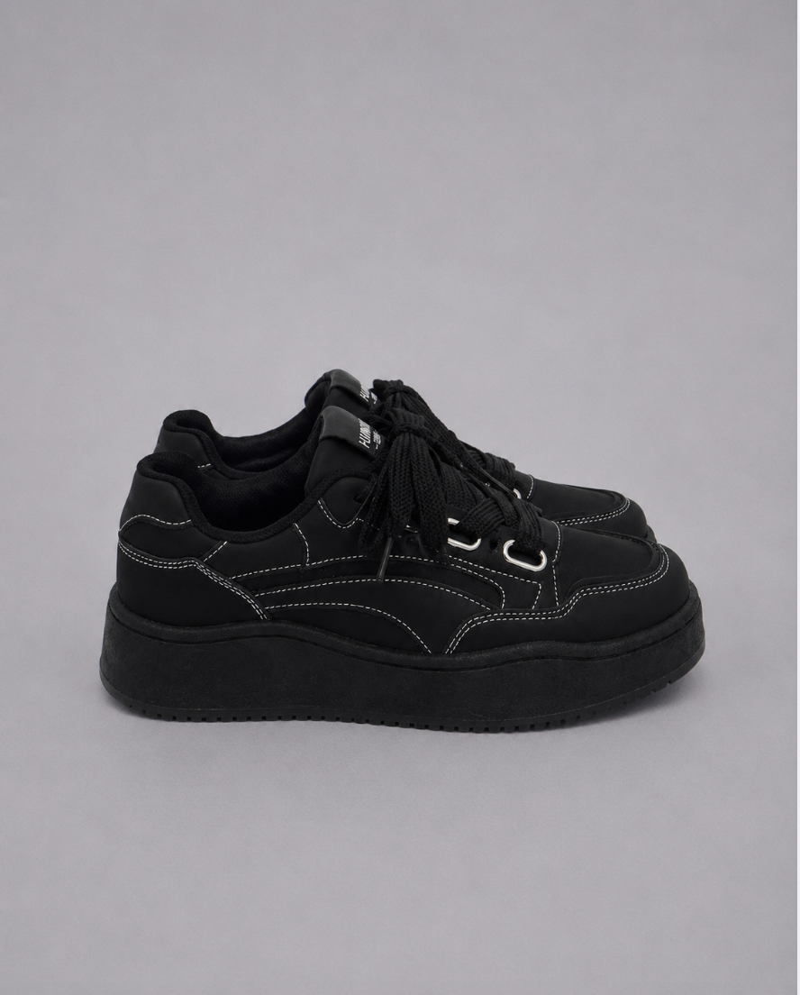 Estocolmo – Zapatilla Plataforma con Cordones