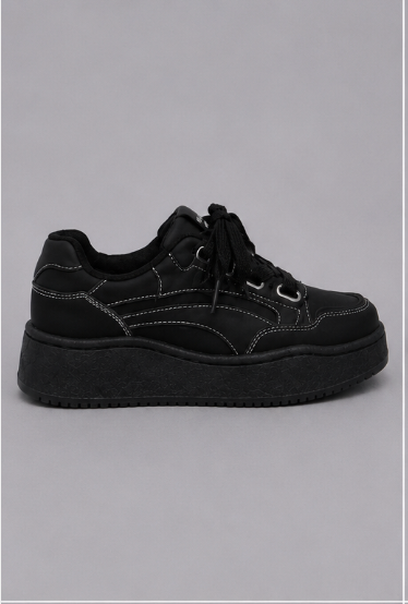 Estocolmo – Zapatilla Plataforma con Cordones