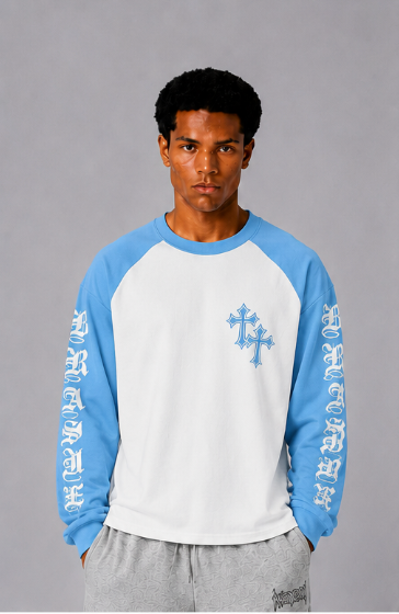 Aspen – Camiseta Raglán Bicolor Manga Larga