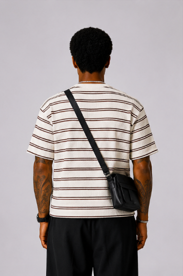 Portland – Camiseta Rayas Oversize Tricolor