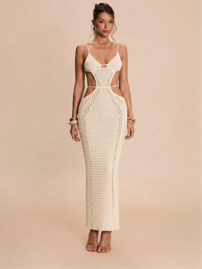 Vestido Cala – Punto Ajustado Escote en U