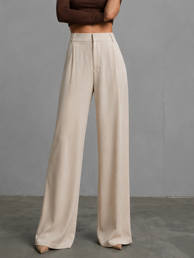 Lausana – Pantalón Recto Lino Fino