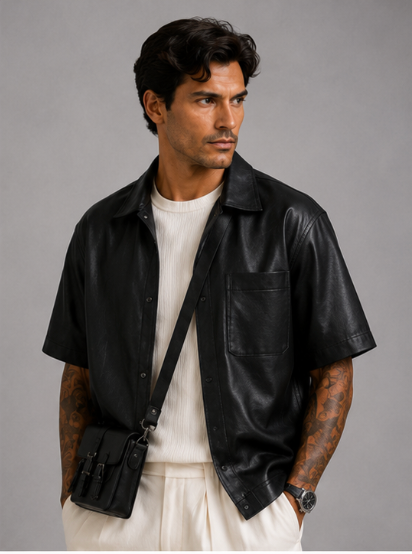 Torres – Camisa Holgada Manga Corta