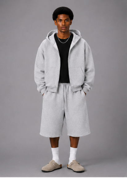 Marco – Conjunto Sudadera Capucha Gris